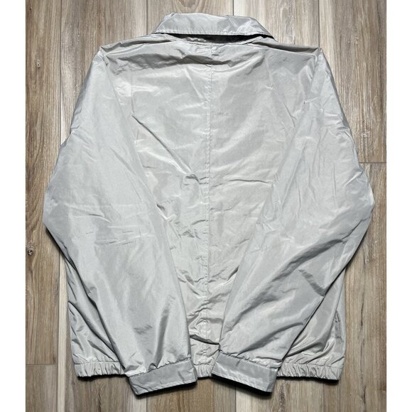 US Polo Assn Beige Fleece Lined Harrington Bomber Jacket - Men’s Large - Picture 14 of 16